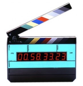 Timecode displayed on a scene marker.