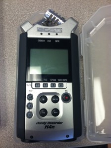 The Zoom H4n HD audio recorder and interface