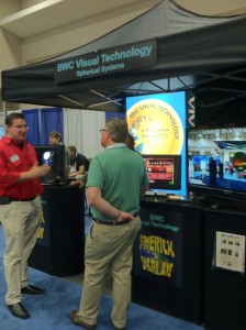 BWC Visual Technology demonstratic their new spherical displays!