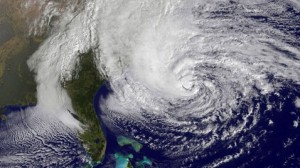 Hurricane Sandy Seen from space