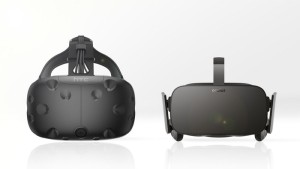 Rift and Vive side by side
