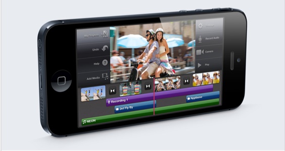 Horizontal profile of the iPhone 5