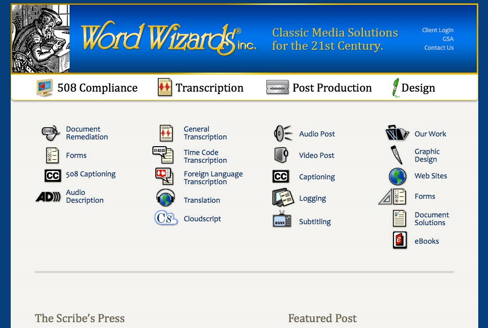 Word Wizards, Inc. New Website