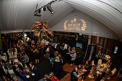 Inside at the film festival Inside a building at the Napa Valley Film Festival