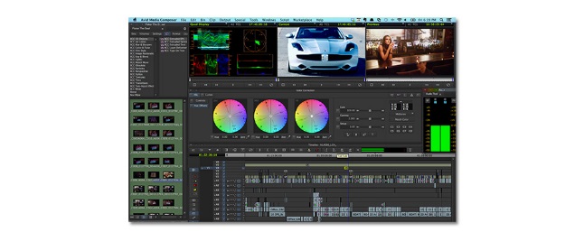Avid editing platform.