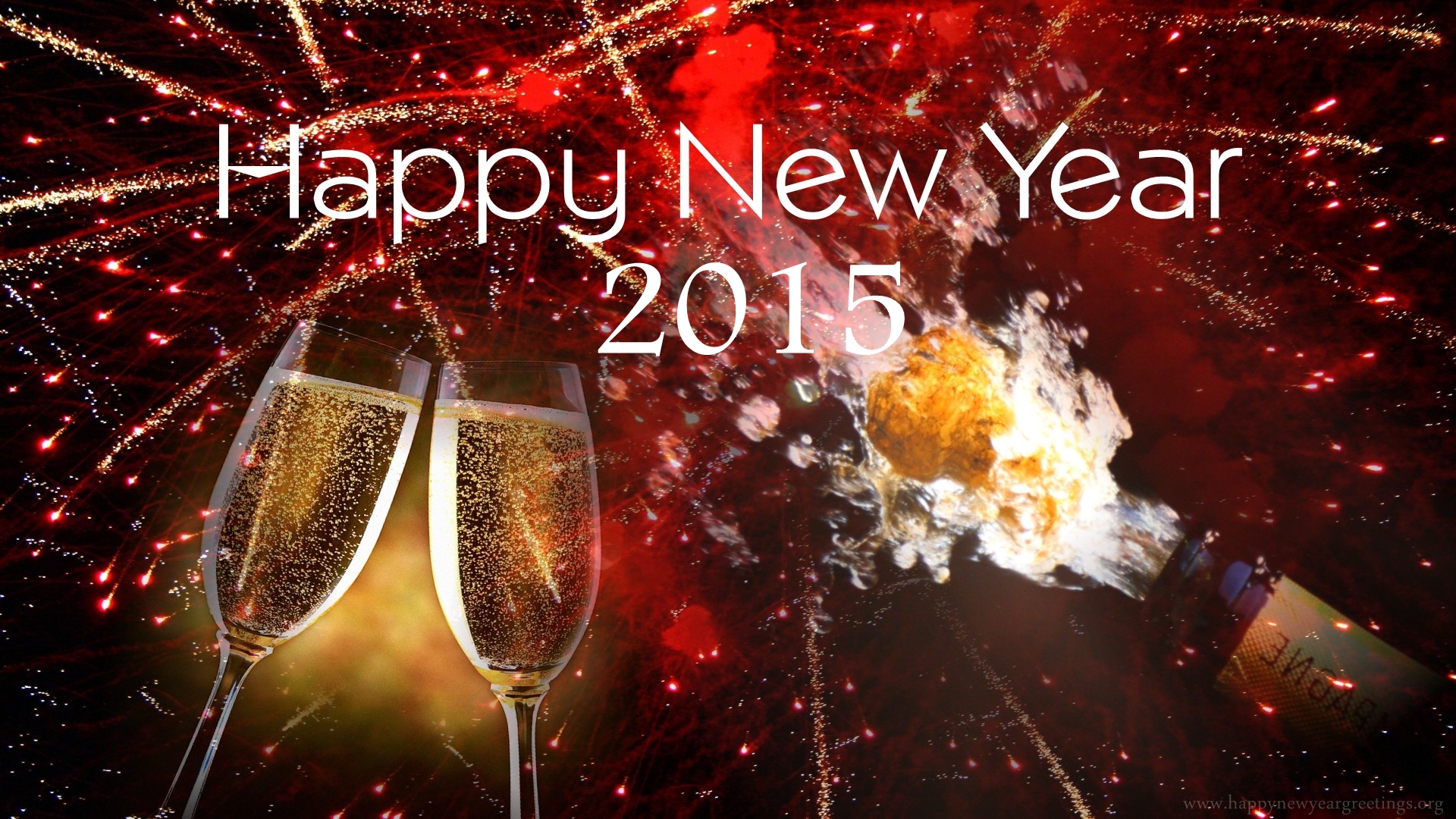 Champagne toast to a good 2015.